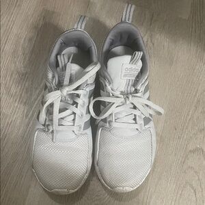 Adidas men’s or women’s Gray and White Sneakers